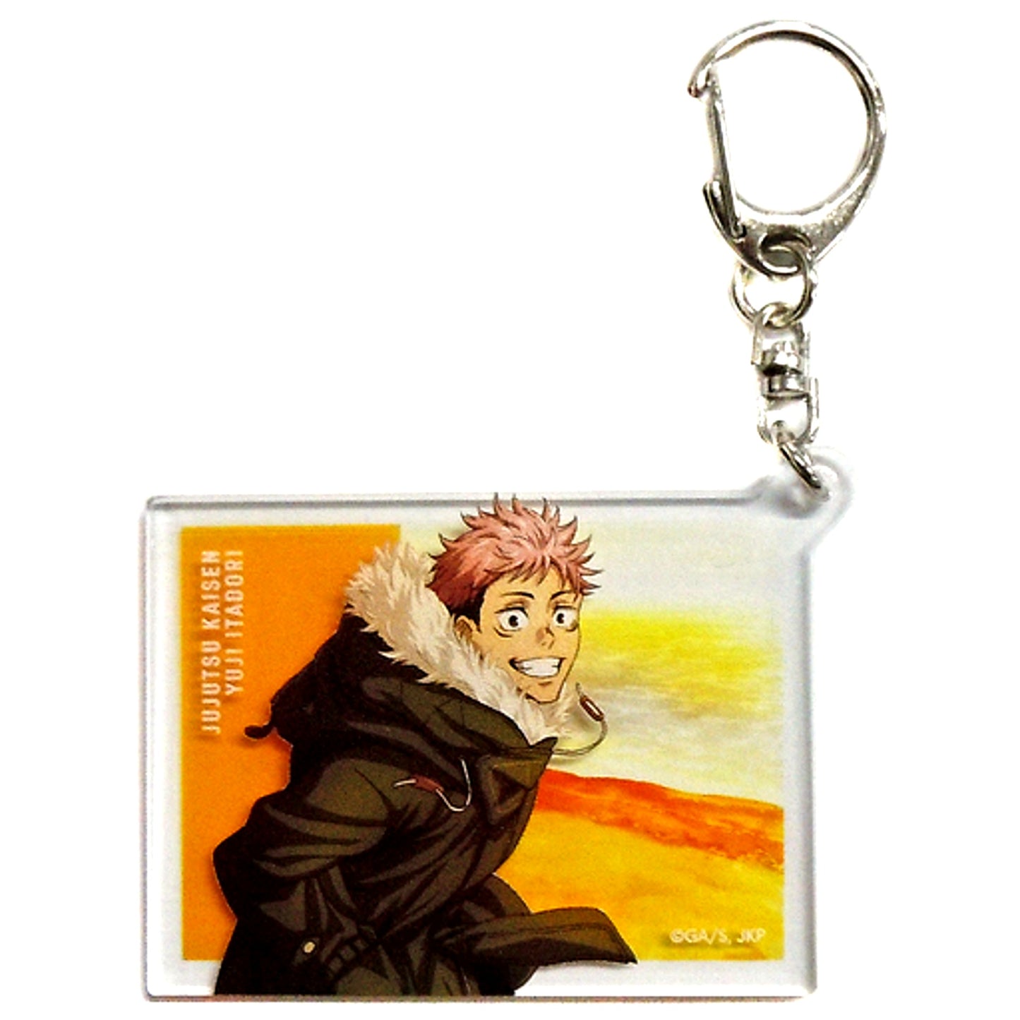 Yuji Itadori Seaside Anime Jujutsu Kaisen Exhibition Second Half Kyoto Sister School Exchange Event / Death Painting Trading Acrylic Keychain [USED]