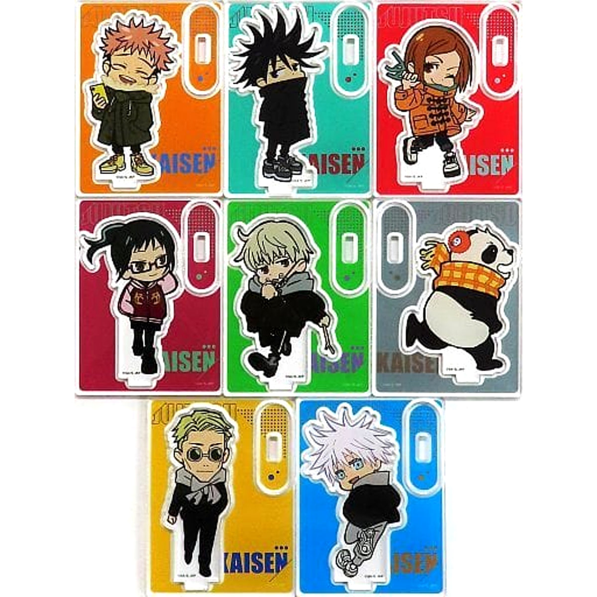 Jujutsu Kaisen Yuji Itadori & Others All 8 Types Set Trading Acrylic Stand Mini Character Jujutsu Kaisen Exhibition Late Kyoto Sister School Goodwill Event & The Origin of Obedience Arc Limited Acrylic Stands [USED]
