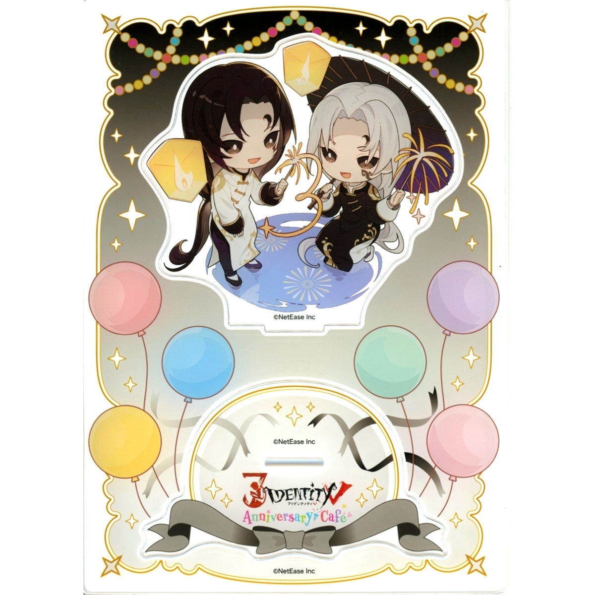 Wu Chang Xie Bian & Fan Wujiu Identity V Big Acrylic Stand 3rd Anniversary in SWEETS PARADISE [USED]