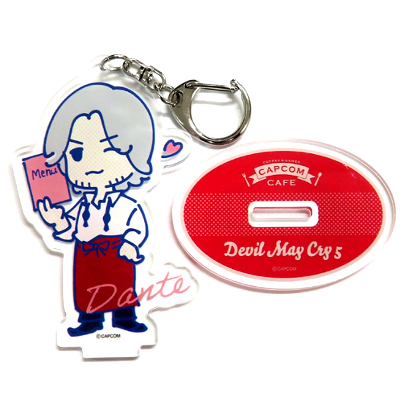 Dante CAPCOM CAFE Ikebukuro x Devil May Cry 5 Trading Acrylic Stand Keychain [USED]