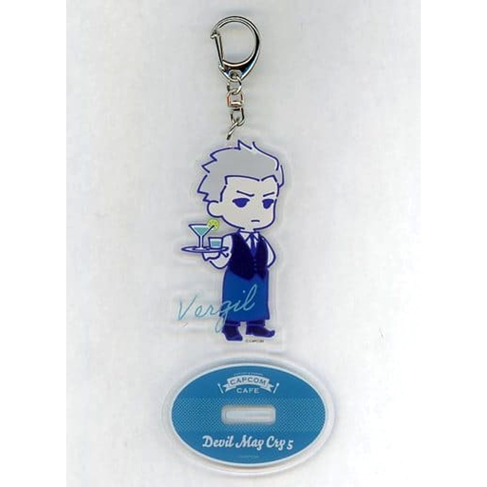 Devil May Cry 5 Vergil Trading Acrylic Stand Keychain Capcom Cafe Ikebukuro Exclusive Acrylic Stands [USED]
