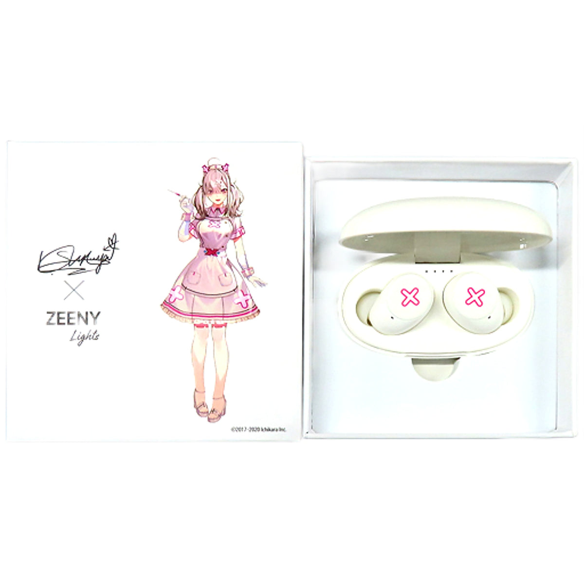 Sukoya Kana Vtuber Nijisanji X Zeeny Lights Original Collaboration Model Earphone Earphones [USED]