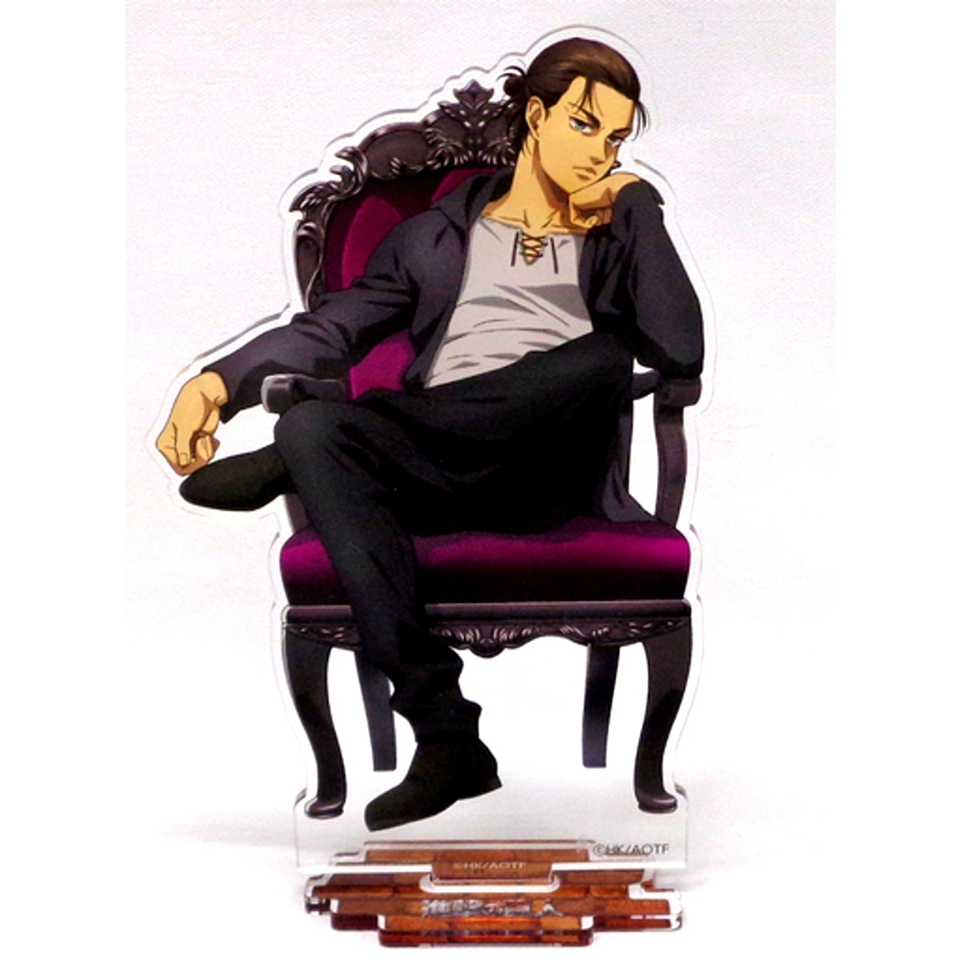 Eren Yeager Attack on Titan CHARAUM CAFE Acrylic Stand [USED]