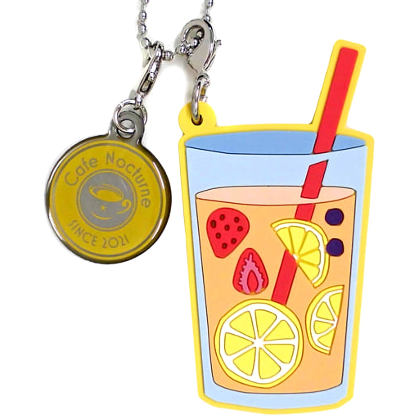 Uta no Prince Sama Natsuki Shinomiya Rubber Mascot with Trading Metal Charms Delicious & Tasty Motif Ver. Shining Store2021 Limited Keychains [USED]