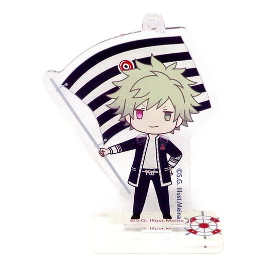 Uta no Prince Sama Ranmaru Kurosaki Acrylic Keychain Collection with Stand Classy Sailor Chibi Chara Ver. Shining Store2021 Limited Keychains [USED]