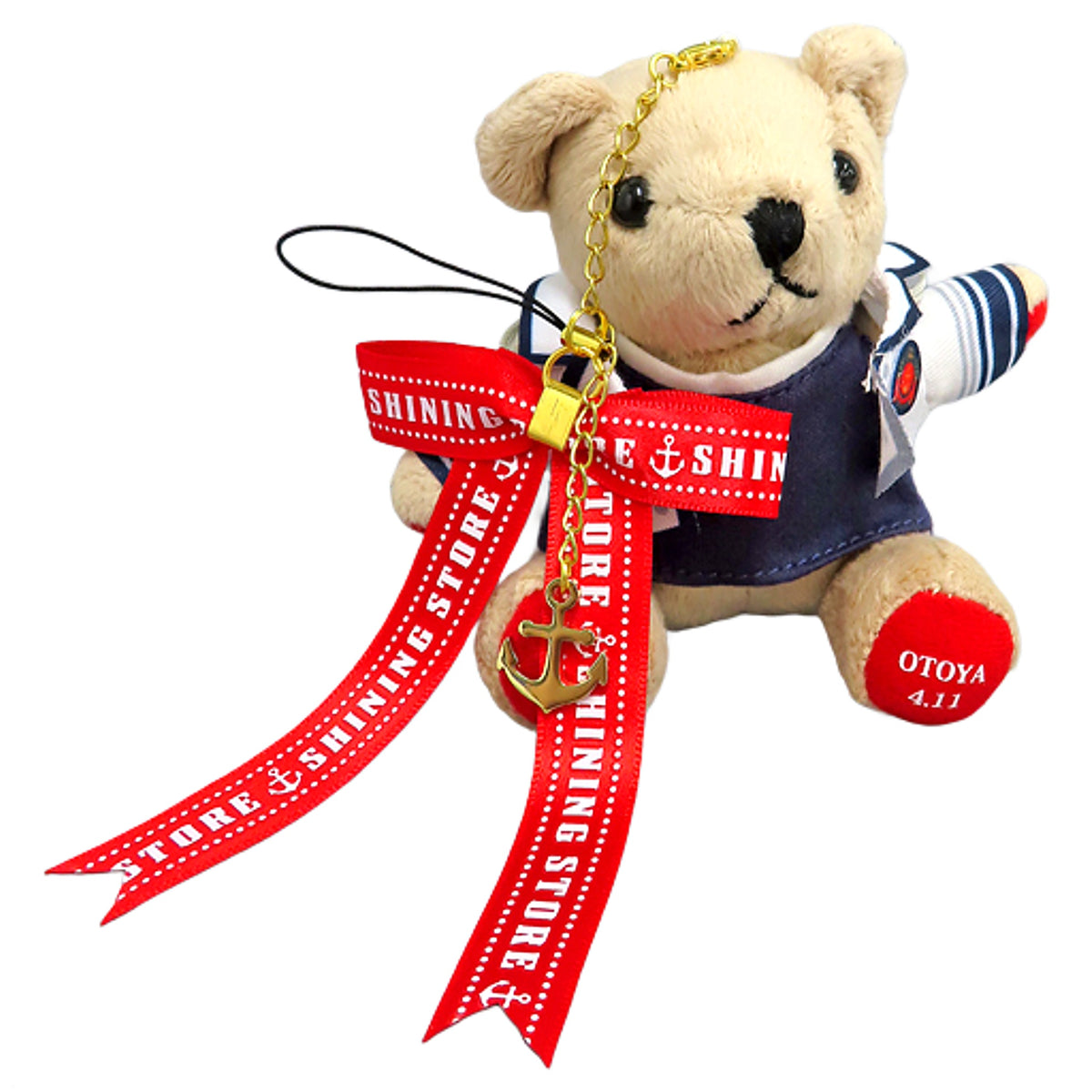 Otoya Ittoki Uta no Prince Sama Mini Bear Prestrap Lot 2021 Ver. SHINING STORE Limited Prize A-1 Key Chain [USED]