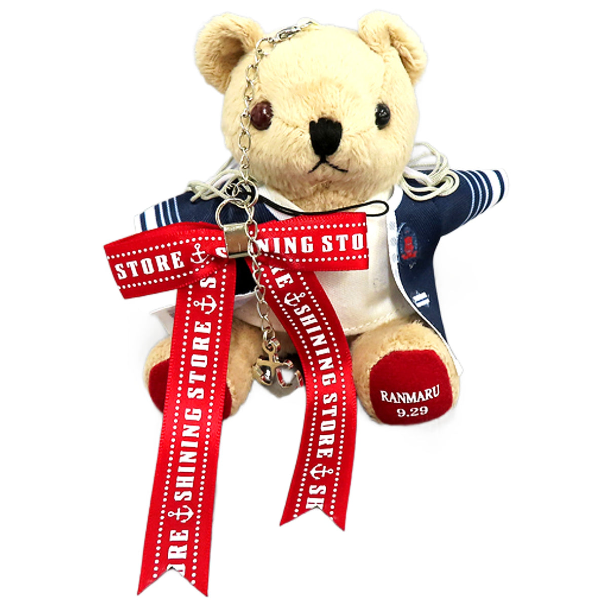 Ranmaru Kurosaki Uta no Prince Sama Mini Bear Pri Strap SHINING STORE LOT 2019 Ver. Limited Prize A-9 Key Ring [USED]