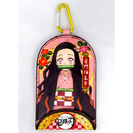 Nezuko Kamado Inosuke Hashibira Zenitsu Agatsuma Demon Slayer Keychain with Reel Key Case [USED]