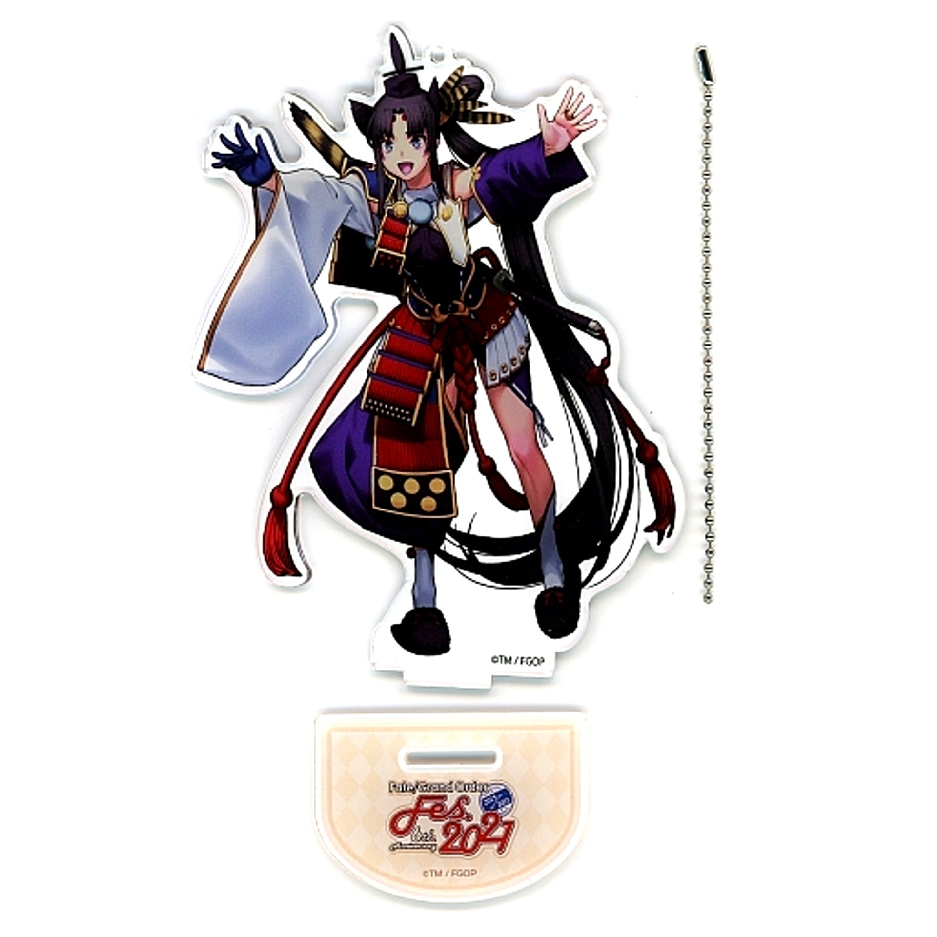 Rider/Ushiwakamaru Fate/Grand Order Servant Illustration Acrylic Mascot A Fes. 2021 6th Anniversary [USED]