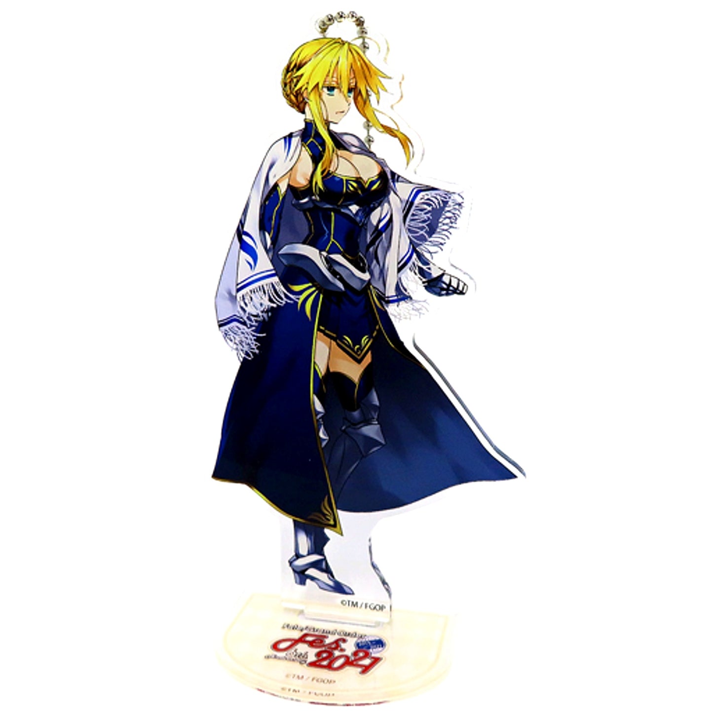 Artoria Pendragon Fate/Grand Order Drawn Illustration Acrylic Mascot D Fes. 2021 6th Anniversary [USED]