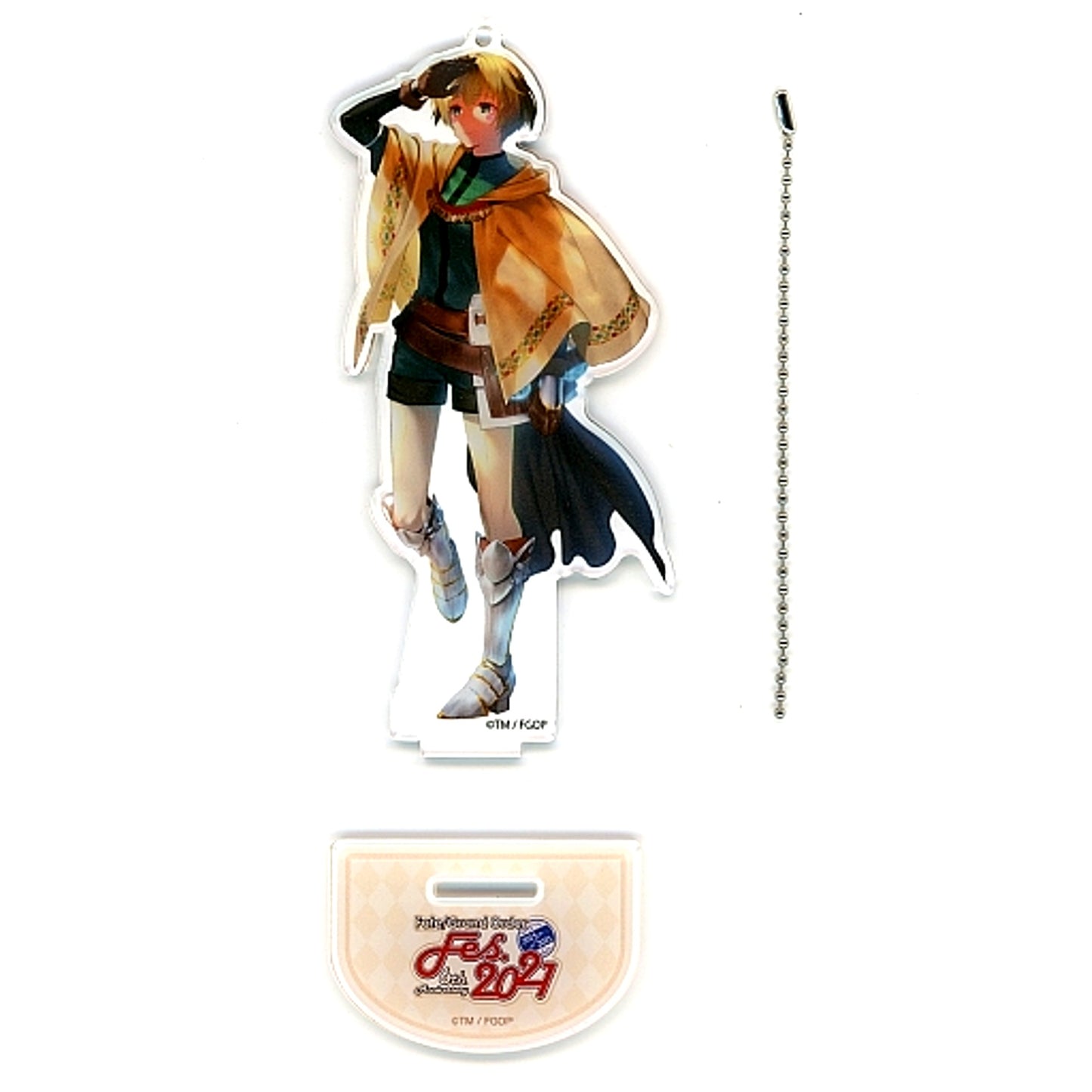 Lancer Gareth Servant Specific Drawn Illustration Acrylic Mascot D Fate/Grand Order Fes 2021 6th Anniversary [USED]