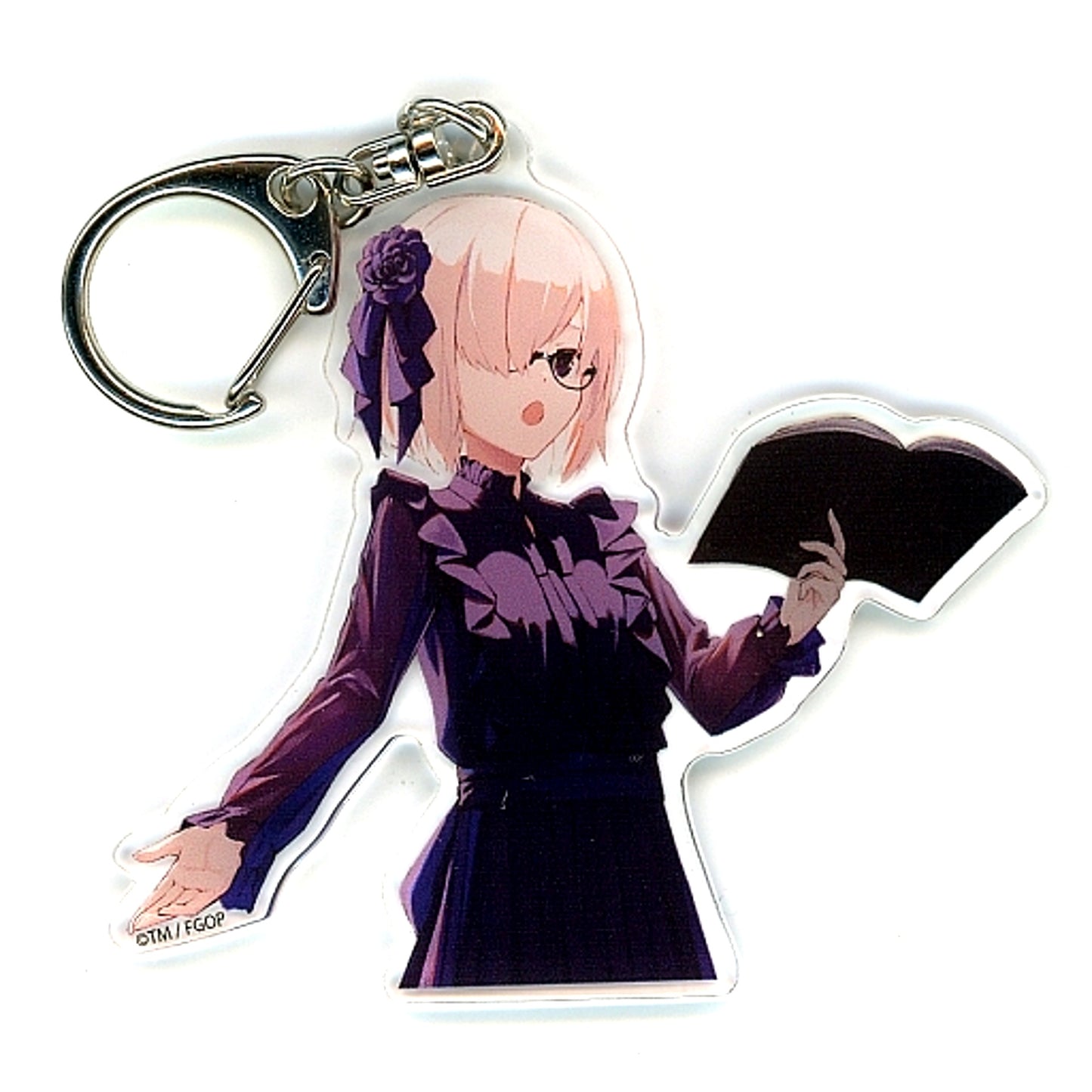 Shielder Mash Kyrielight Program Concept Art Acrylic Keychain Mito Nagishiro Fate/Grand Order Fes 2021 6th Anniversary [USED]