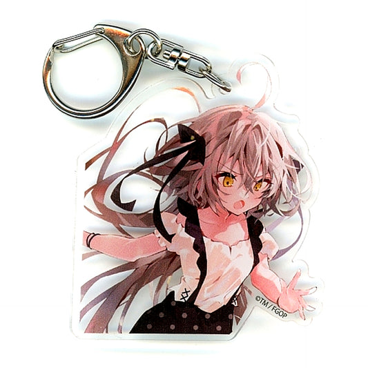 Lancer Jeanne d'Arc Alter Santa Lily Program Concept Art Acrylic Keychain Altera Fate/Grand Order Fes 2021 6th Anniversary [USED]