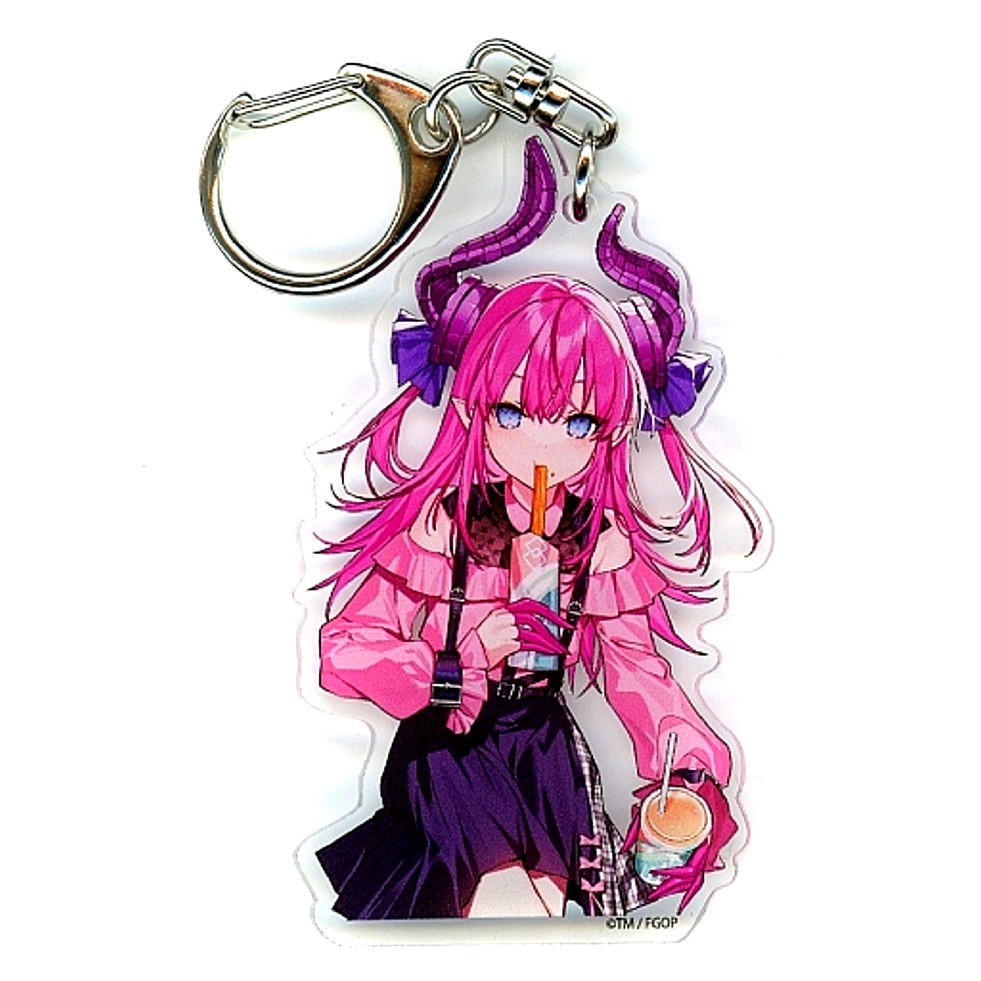 Lancer Elisabeth Bathory Program Concept Art Acrylic Keychain Hanagata Fate/Grand Order Fes 2021 6th Anniversary [USED]