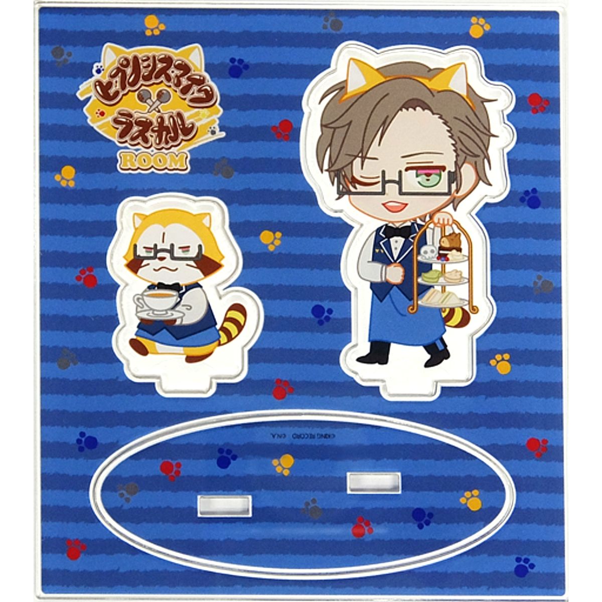Jyuto Iruma Hypnosis Mic: Division Rap Battle x Rascal the Raccoon Hotel Collaboration Acrylic Stand [USED]