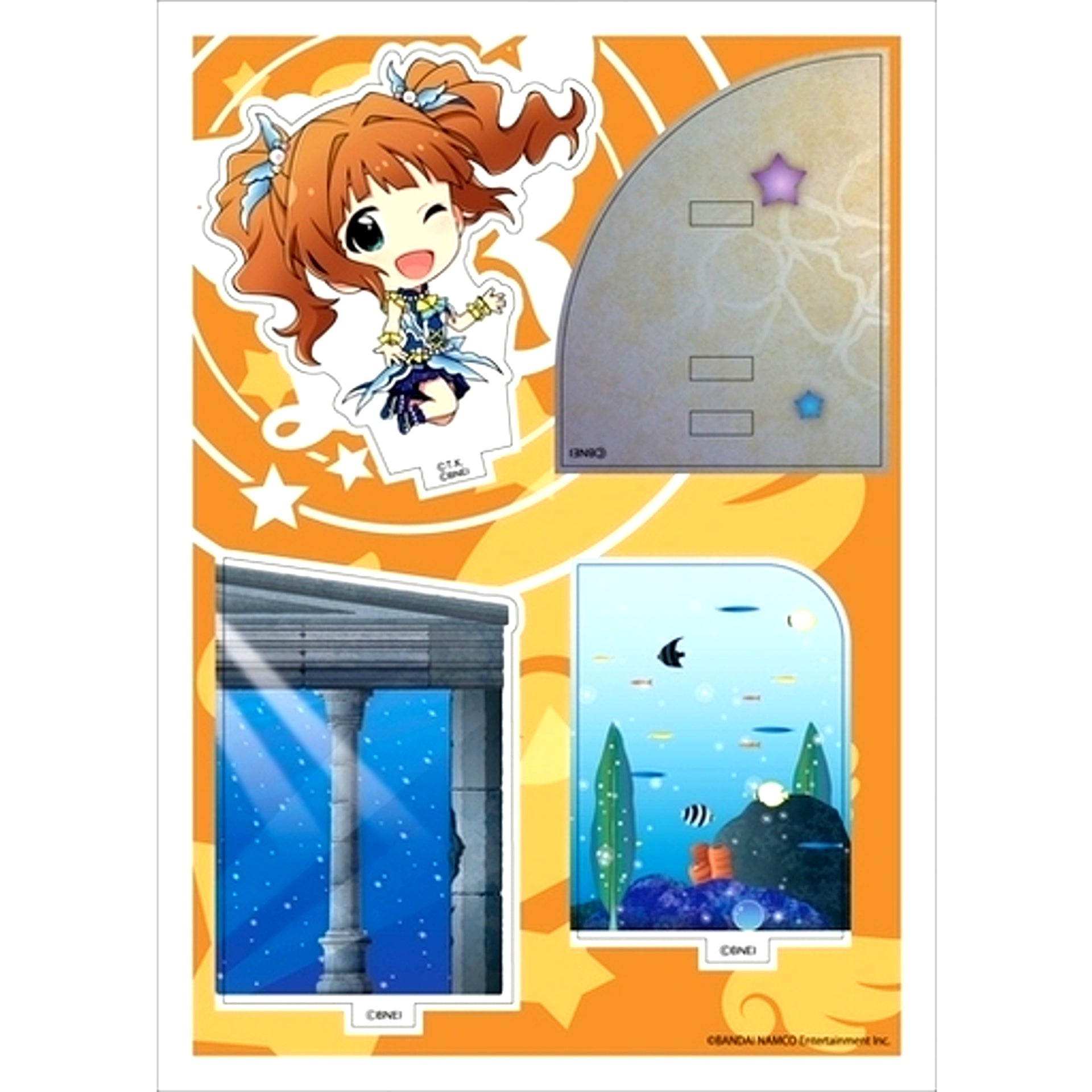 Yayoi Takatsuki The Idolmaster Million Live Diamond Diver Acrylic Character Plate Petit U [USED]