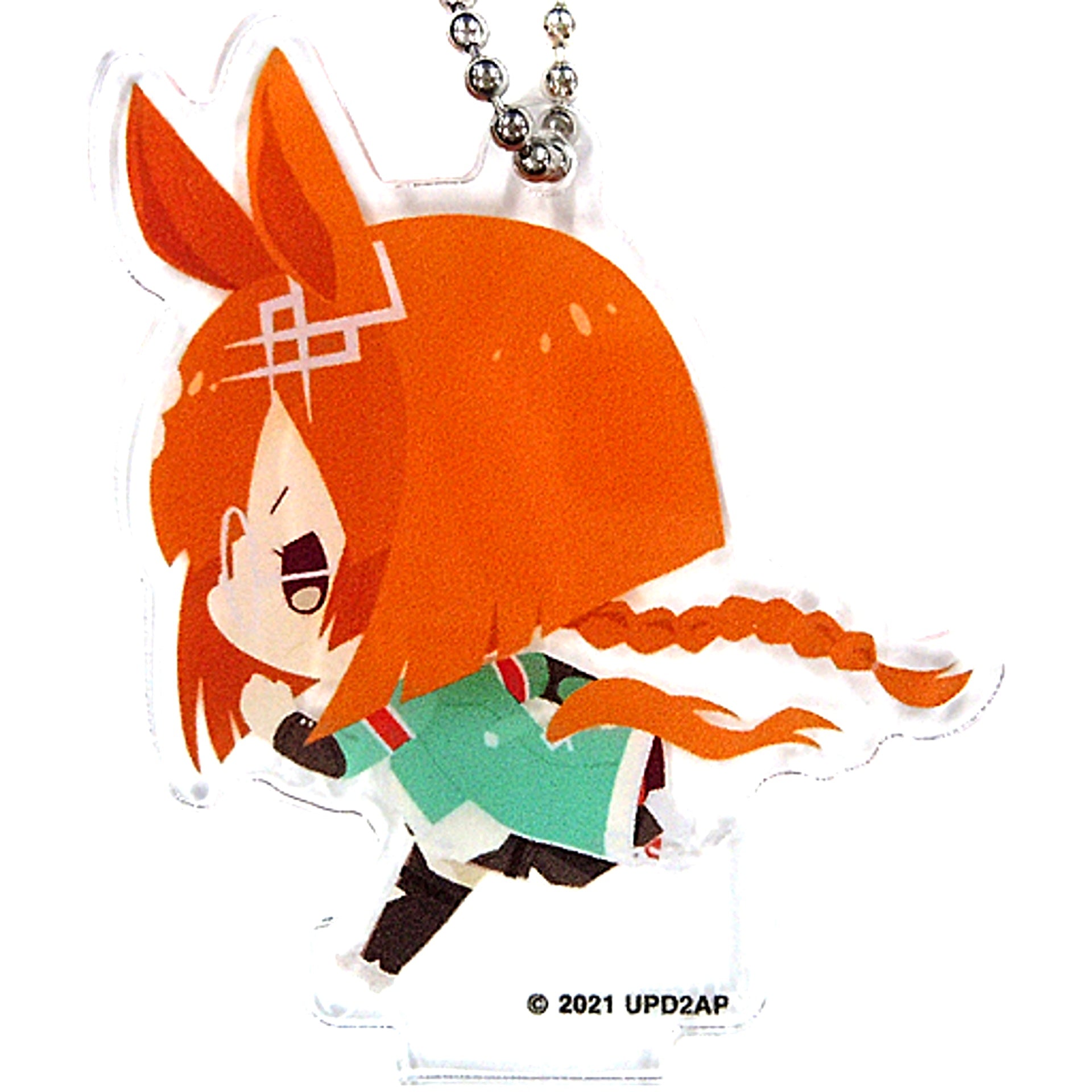 Ikuno Dictus Umamusume Pretty Derby Season 2 CharaDri!! Mini Character Acrylic Keychain A COLLABO CAFE HONPO [USED]