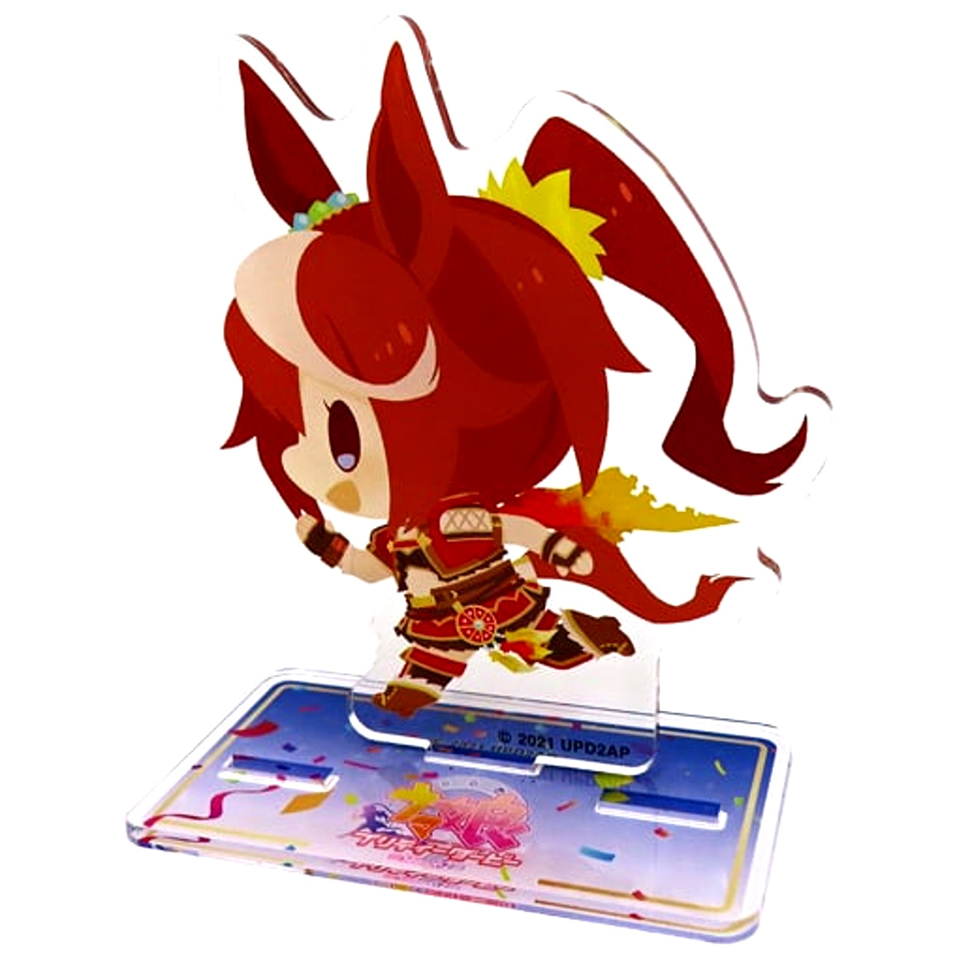 Tokai Teio Umamusume: Pretty Derby Season 2 x COLLABO CAFE HONPO CharaDri!! Mini Chara Acrylic Stand A [USED]