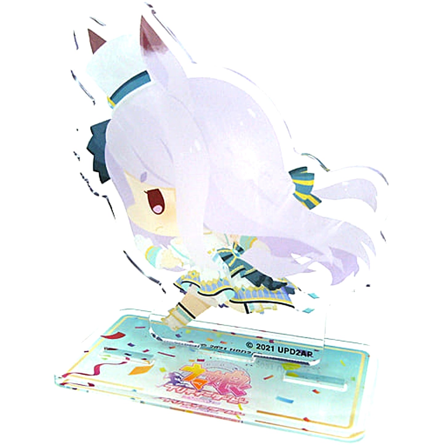 Mejiro McQueen Umamusume: Pretty Derby Season 2 CharaDri!! x COLLABO CAFE HONPO Mini Character Acrylic Stand A [USED]