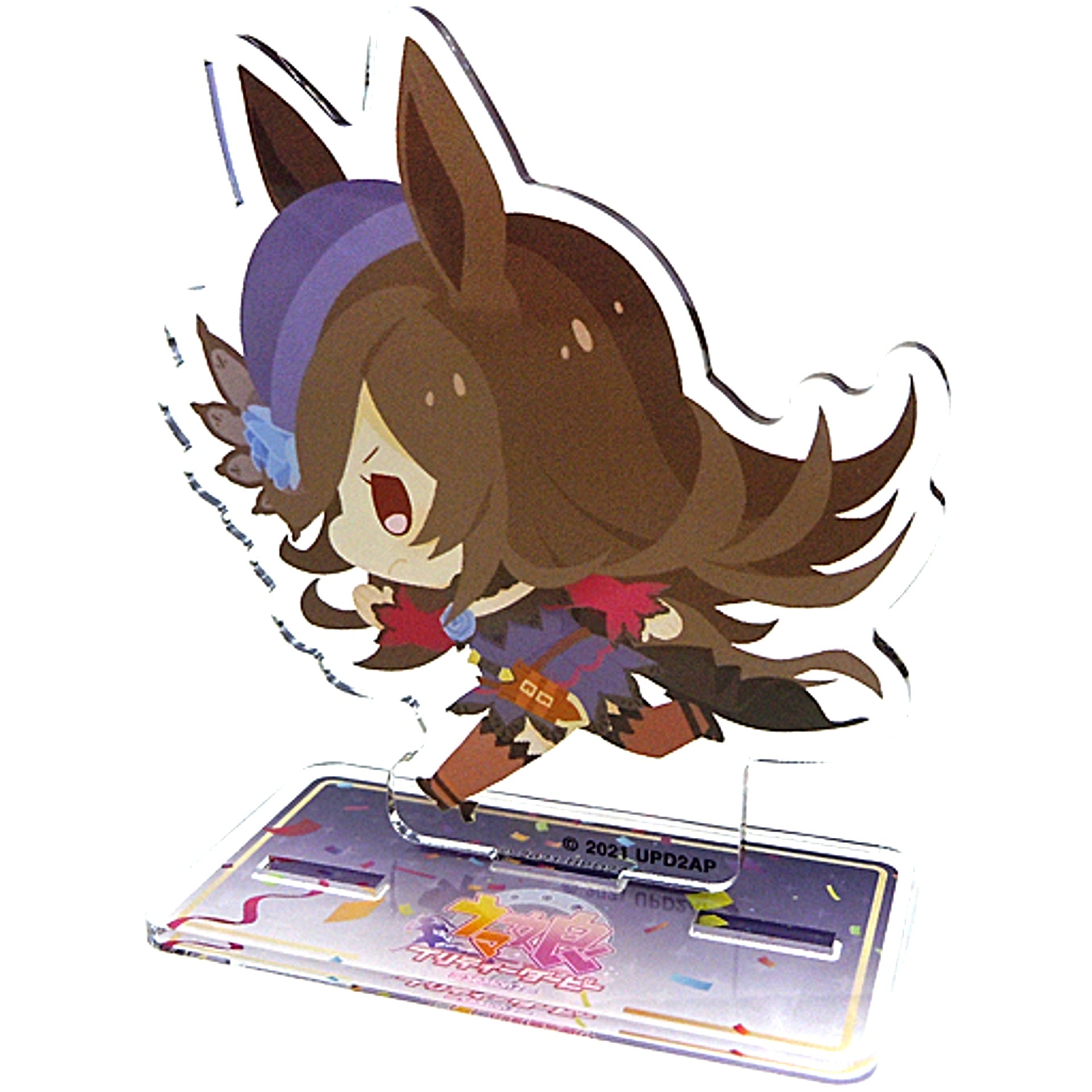 Rice Shower Umamusume: Pretty Derby Season 2 x COLLABO CAFE HONPO CharaDri!! Mini Chara Acrylic Stand A [USED]