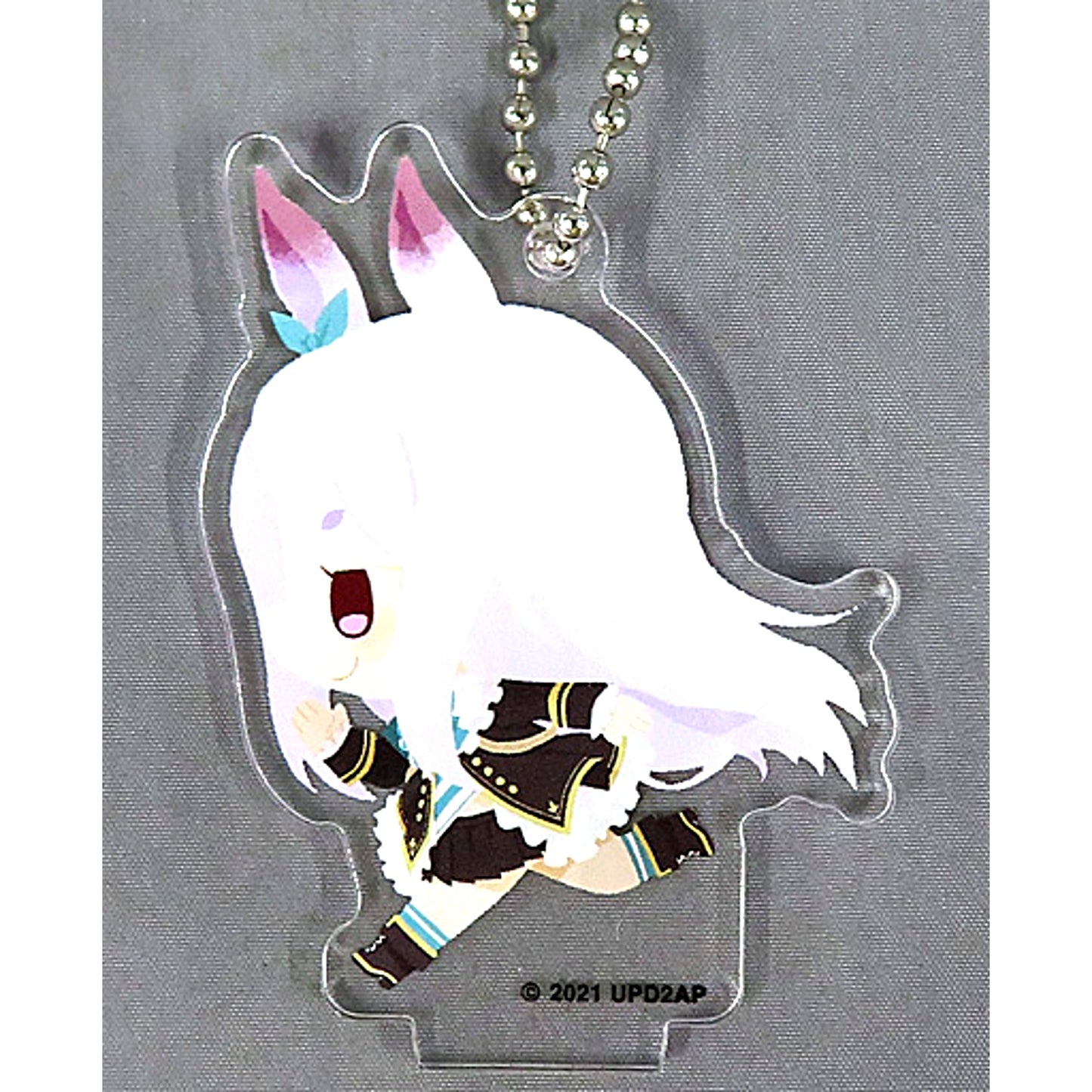 Mejiro McQueen Umamusume Pretty Derby Season 2 CharaDri!! Mini Character Acrylic Keychain B COLLABO CAFE HONPO [USED]