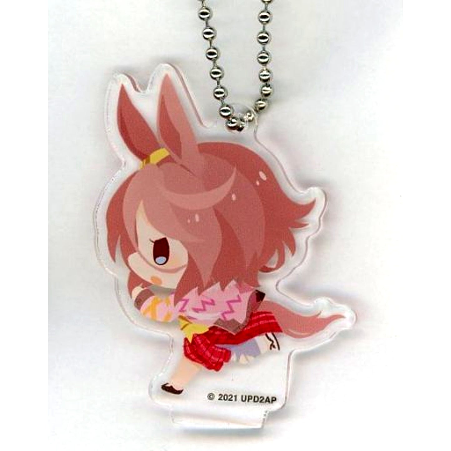 Narita Taishin Type B Uma Musume Pretty Derby Season 2 x COLLABO CAFE HONPO CharaDri!! Mini Chara Acrylic Keychain [USED]