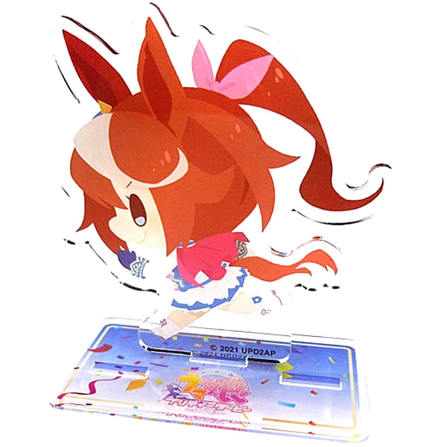 Tokai Teio Umamusume: Pretty Derby Season 2 CharaDri!! x COLLABO CAFE HONPO Mini Character Acrylic Stand B [USED]