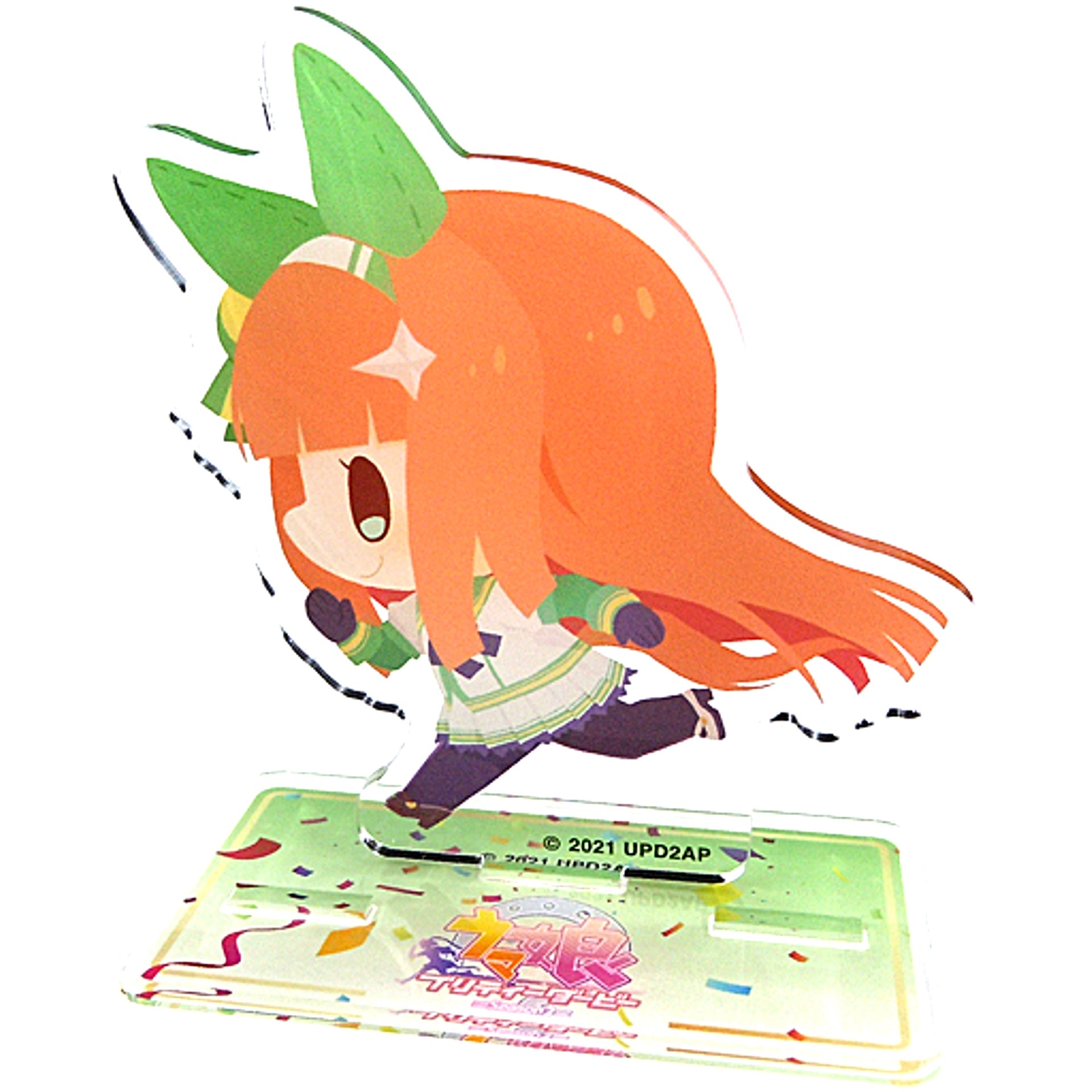 Silence Suzuka Umamusume: Pretty Derby Season 2 x COLLABO CAFE HONPO CharaDri!! Mini Chara Acrylic Stand B [USED]