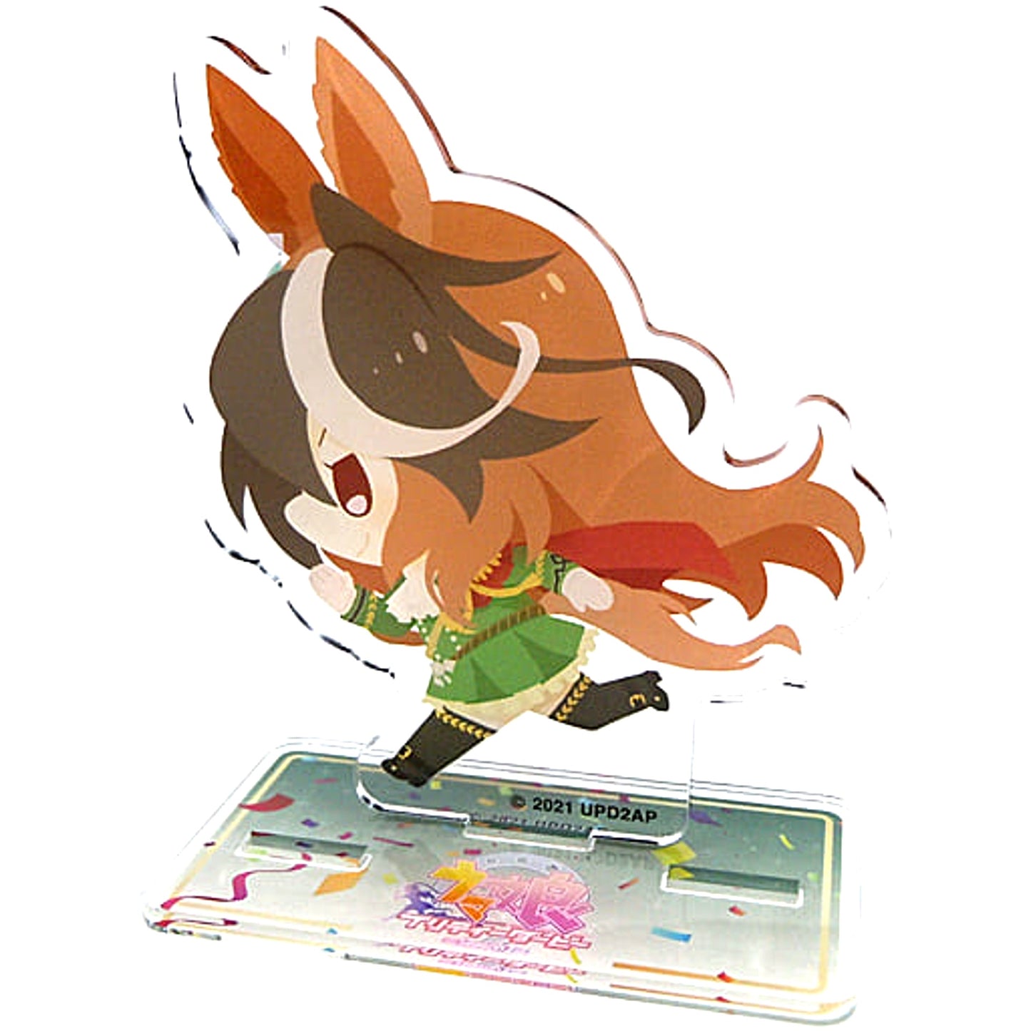 Symboli Rudolf Umamusume: Pretty Derby CharaDri!! Season 2 x COLLABO CAFE HONPO Mini Chara Acrylic Stand B [USED]