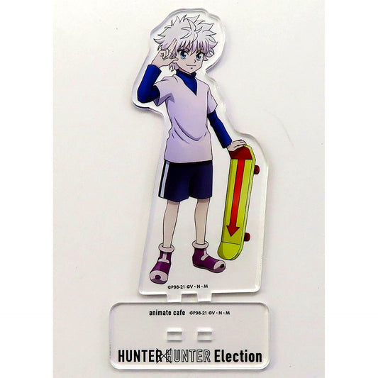 Killua Zoldyck Hunter x Hunter x animatecafe Election Arc BIG Acrylic Stand [USED]