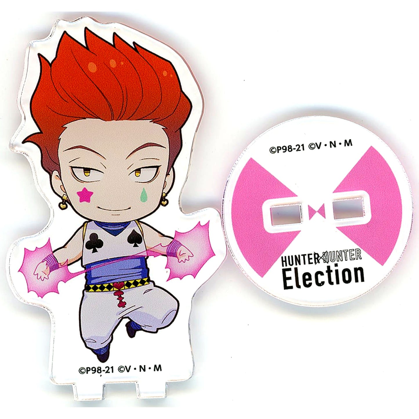 Hisoka Morow HUNTER x HUNTER animate cafe Election Arc Trading Acrylic Stand [USED]