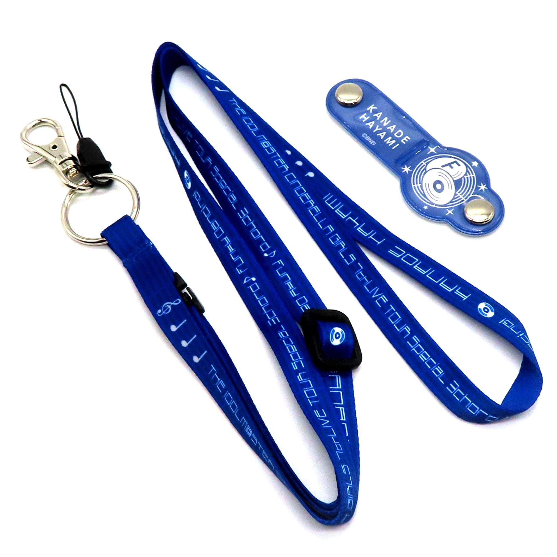 Kanade Hayami 7thLIVE TOUR Funky Dancing! Ver. The Idolm@ster Cinderella Girls Official Neck Strap & Cord Holder [USED]