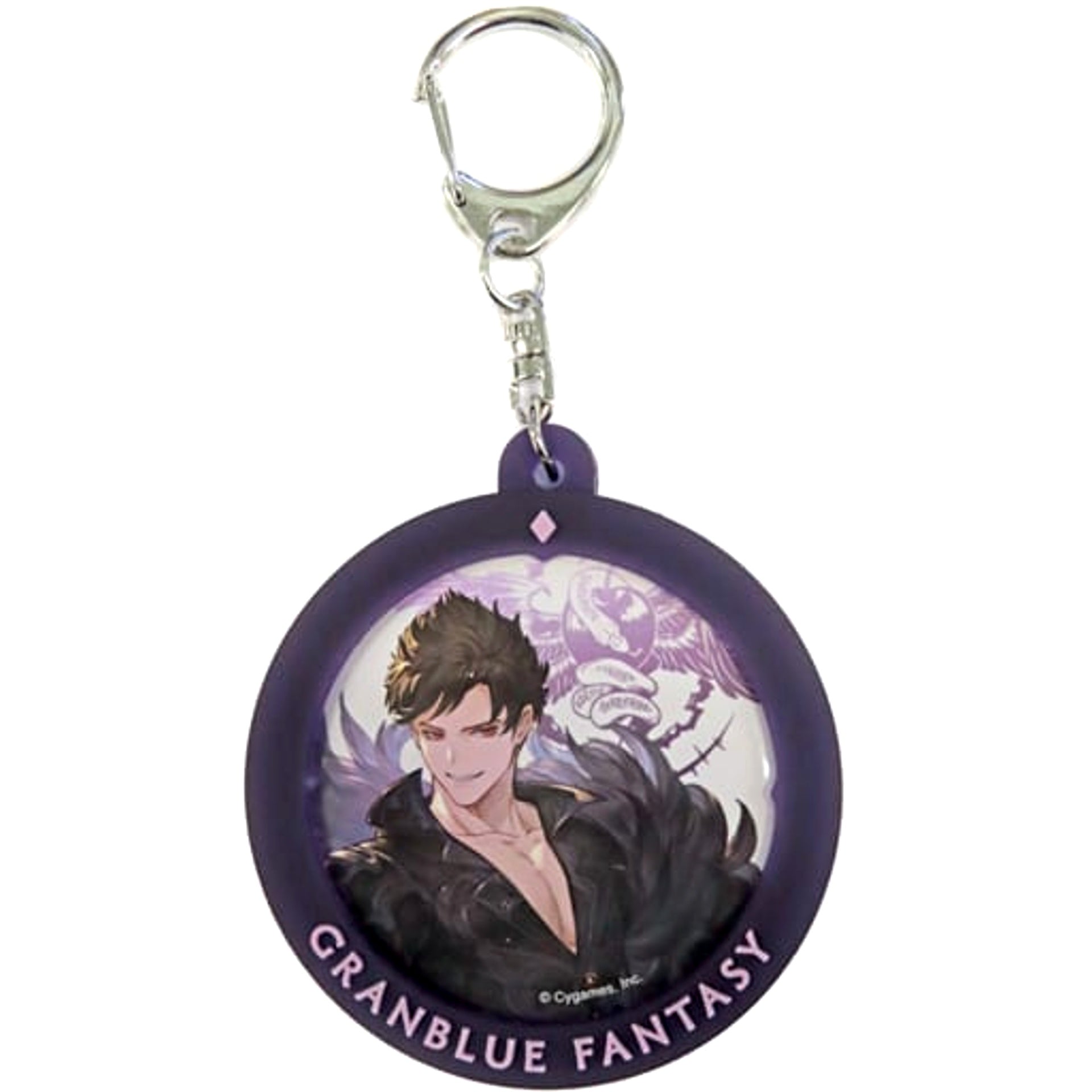 Granblue Fantasy Belial Button Keychain with Rubber Case Granblue Extra Fes 2021 Limited Buttons [USED]