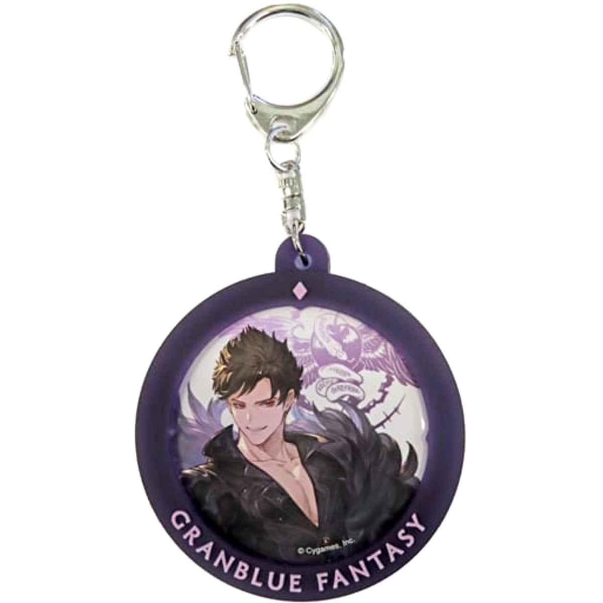 Granblue Fantasy Belial Button Keychain with Rubber Case Granblue Extra Fes 2021 Limited Buttons [USED]