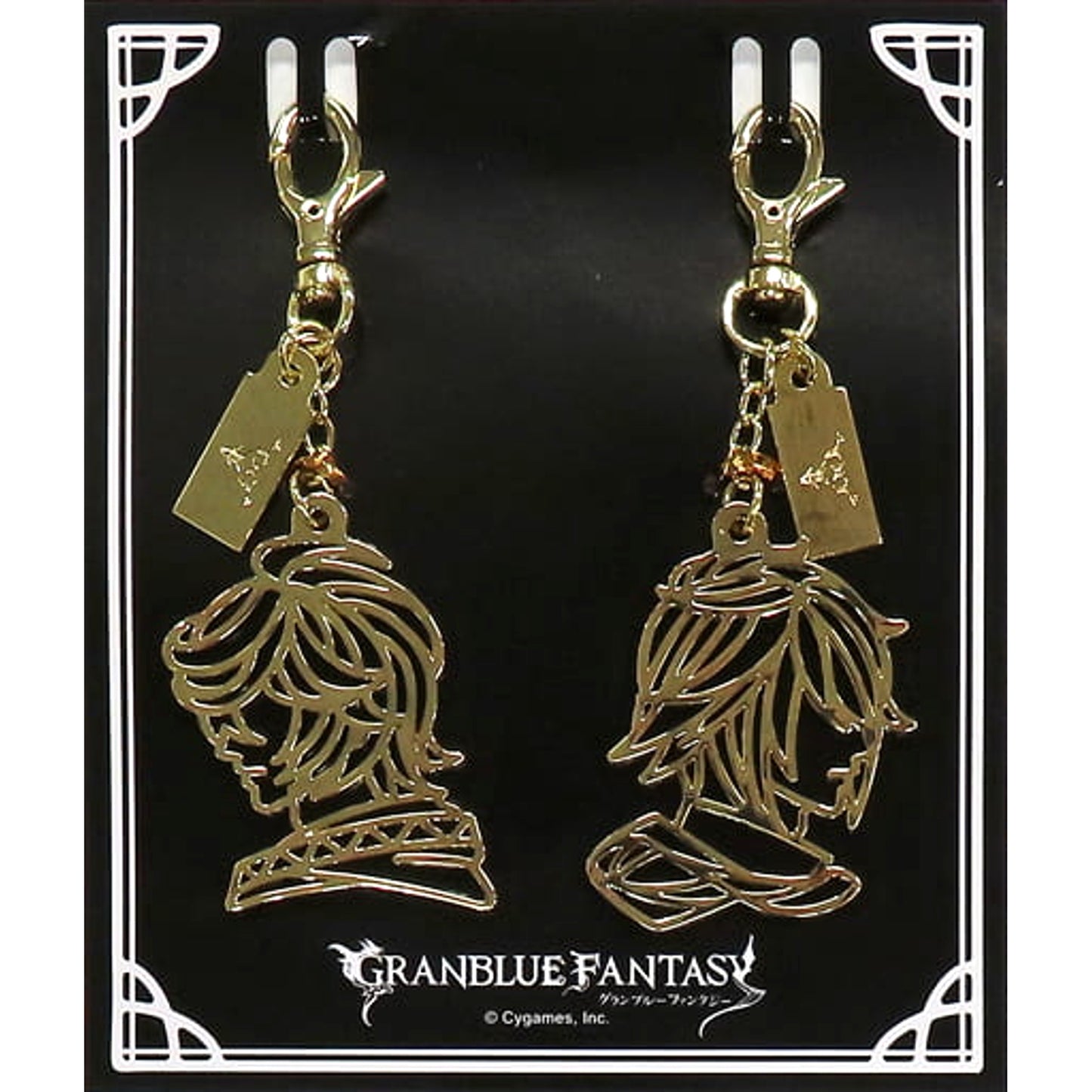 Granblue Fantasy Sandalphon Lucifer Profile Pair Keychain Granblue Extra Fes 2021 Limited Keychains [USED]