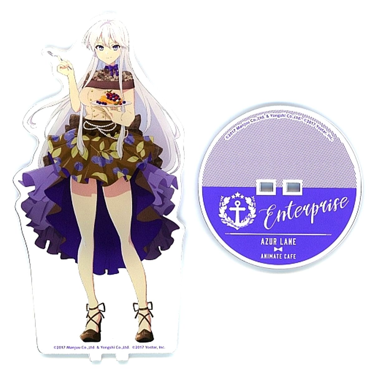 Enterprise New Illustration BIG Acrylic Stand Azur Lane x animate cafe [USED]