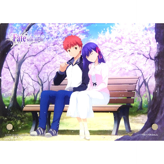 Shirou Emiya & Sakura Matou Acrylic Plate Movie Fate/stay night Heaven's Feel I. presage flower Blu-ray/DVD Limited Edition Seven Net Bonus Item [USED]