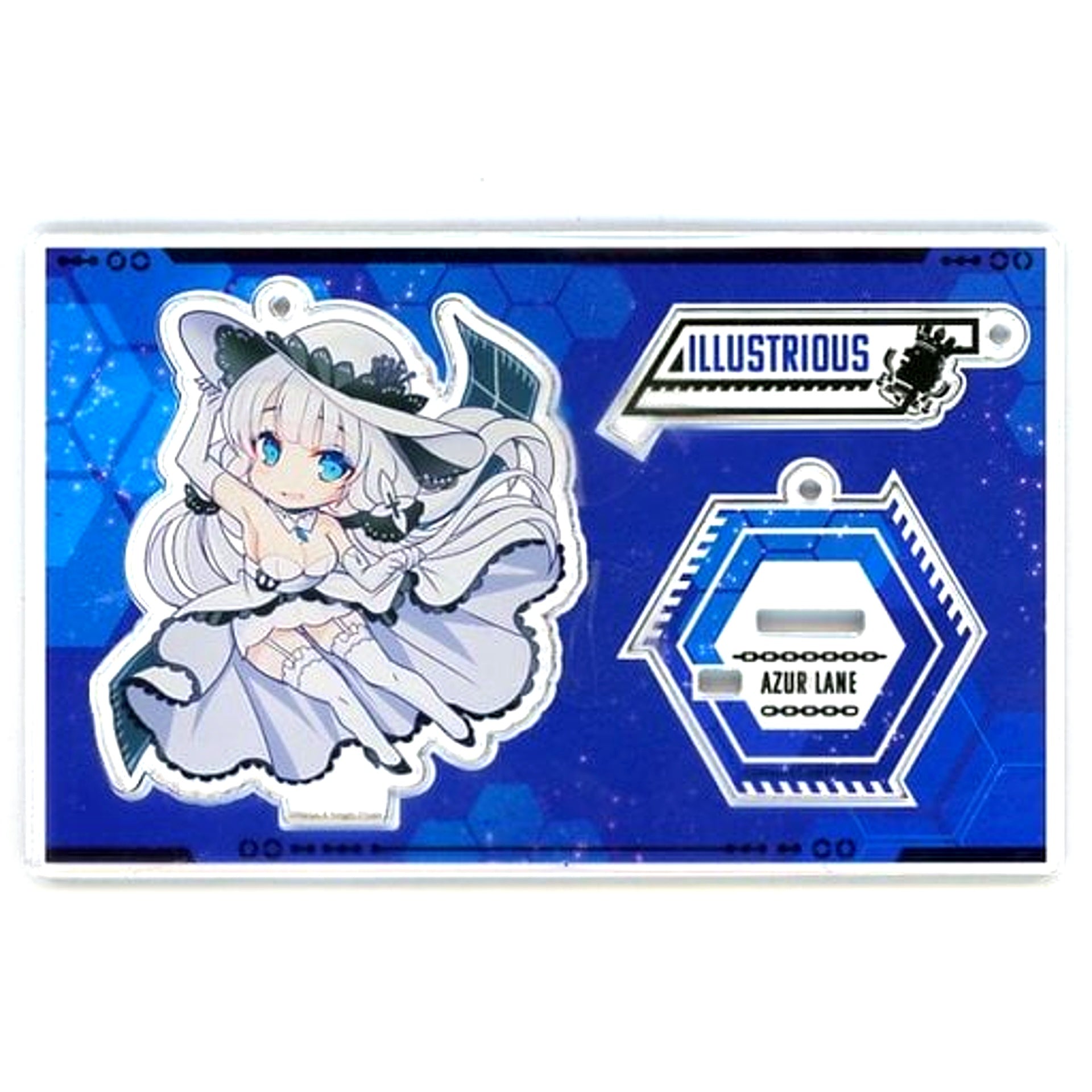 Illustrious Acrylic Figure Keychain Azur Lane Pop-up Shop [USED]
