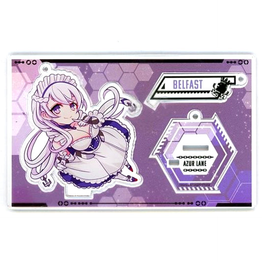 Belfast Acrylic Figure Keychain Azur Lane Pop-up Shop [USED]