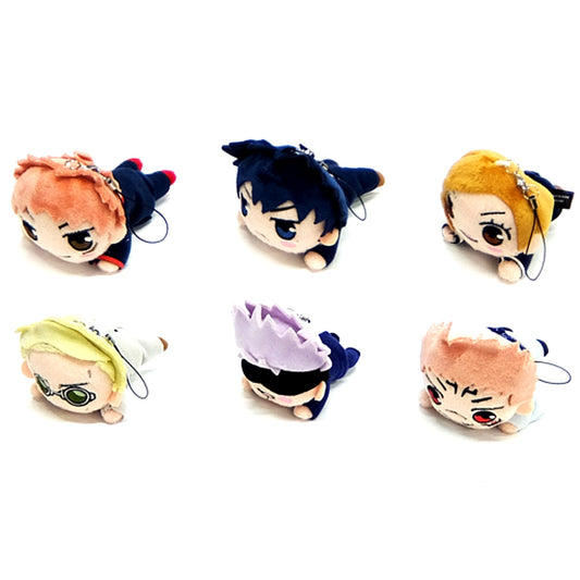 Set of 6 Jujutsu Kaisen Nesoberi Plush Petit [USED]