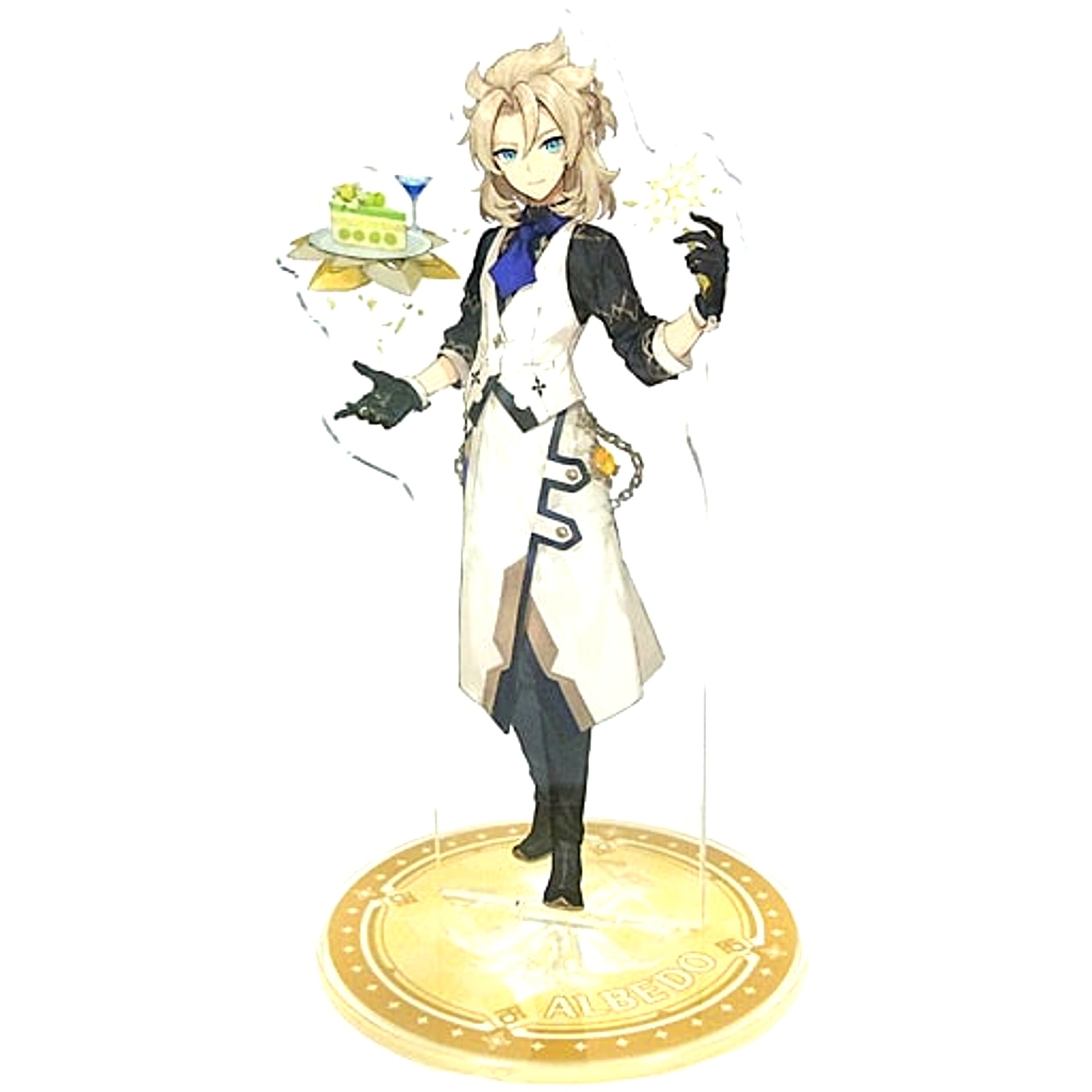 Albedo Collabo Outfit Genshin Impact x SWEETS PARADISE Feast of the Breeze Acrylic Stand [USED]