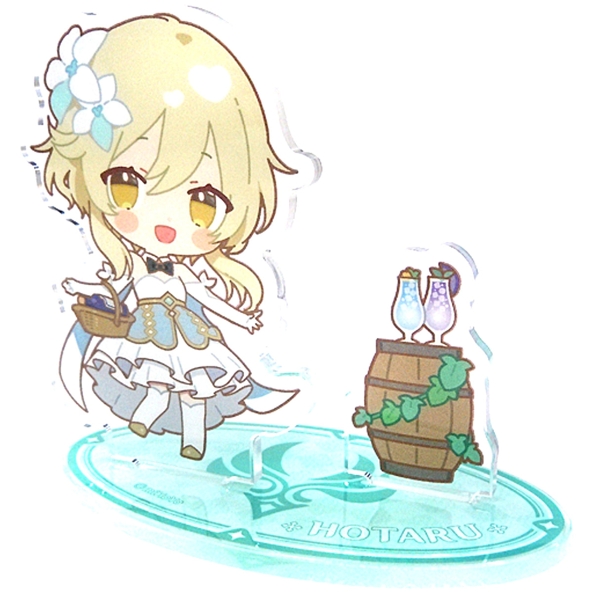 Lumine Genshin Impact x SWEETS PARADISE Feast of the Breeze Chibi Character Trading Acrylic Stand [USED]