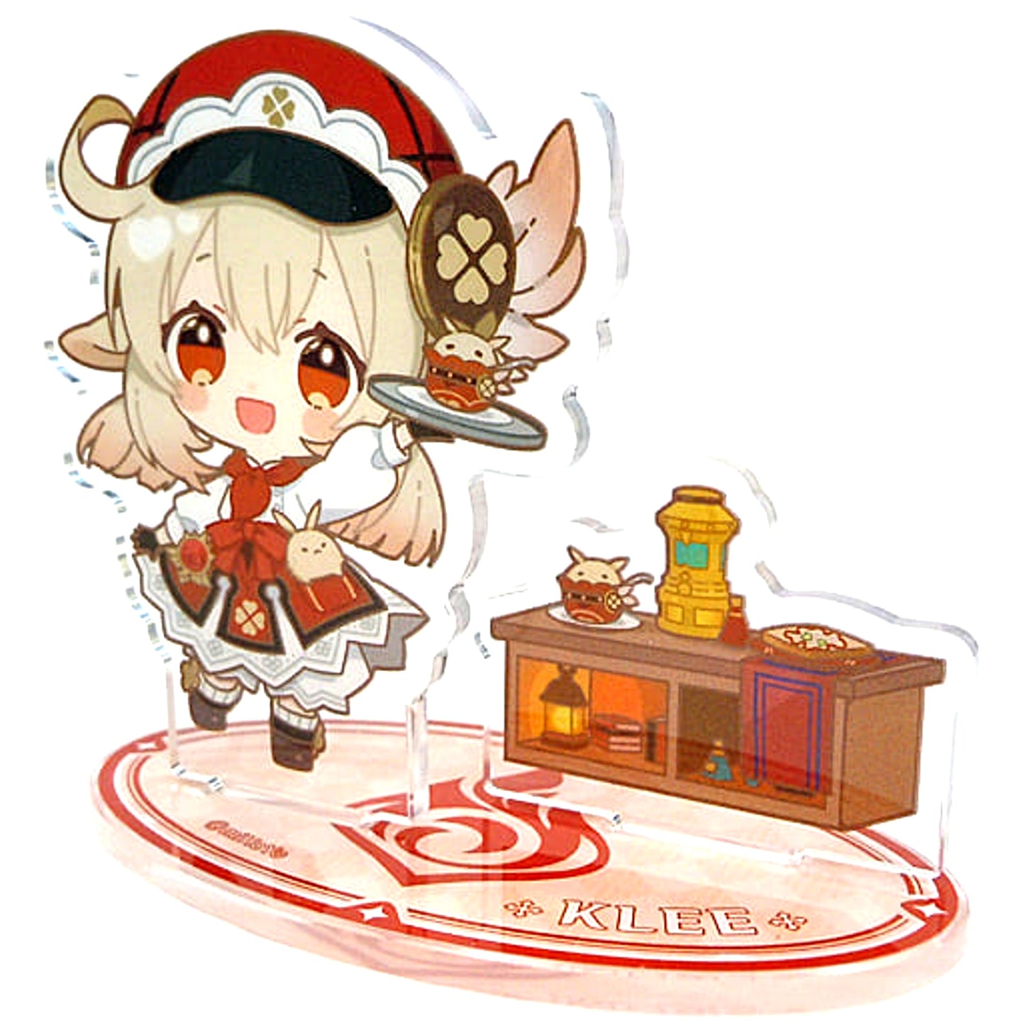 Klee Genshin Impact Sweets Paradise Soyokaze no Kyoen Chibi Trading Acrylic Stand [USED]