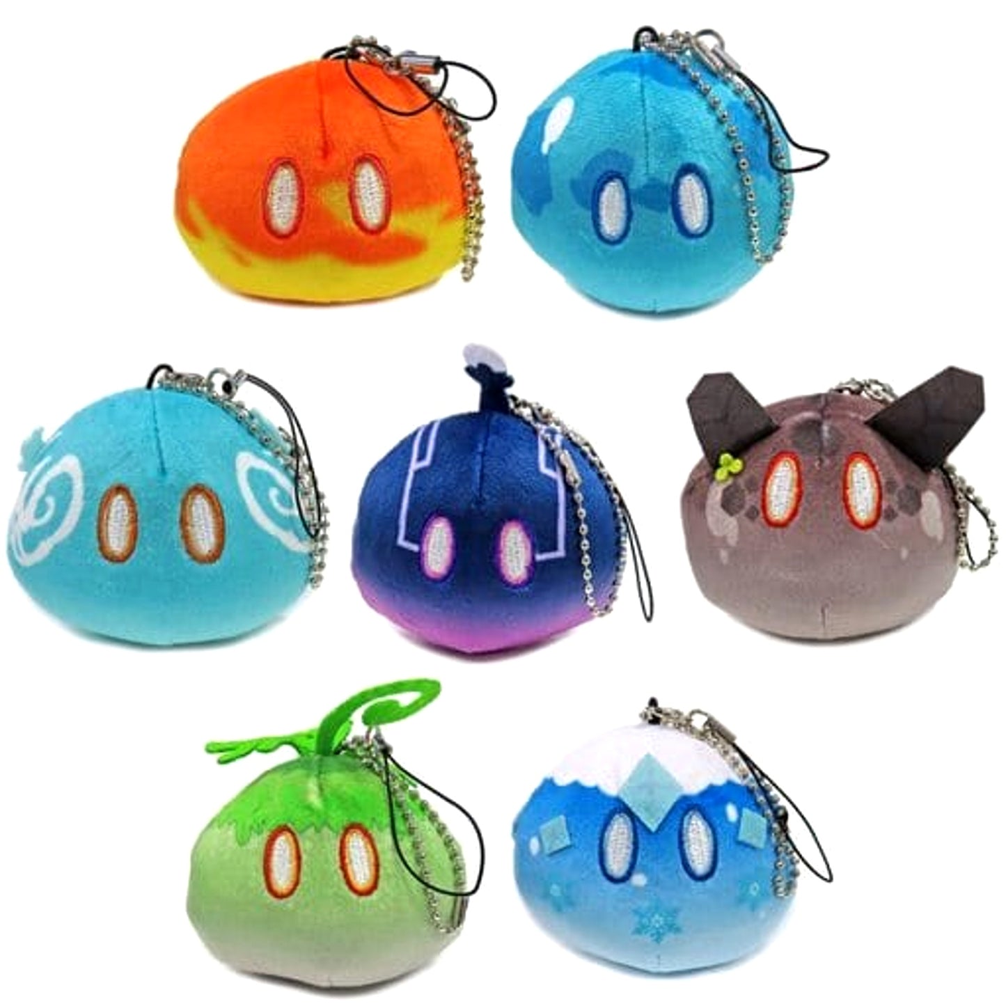 Genshin Slime All 7 Types Set Trading Slime Mascot Mascot [USED]