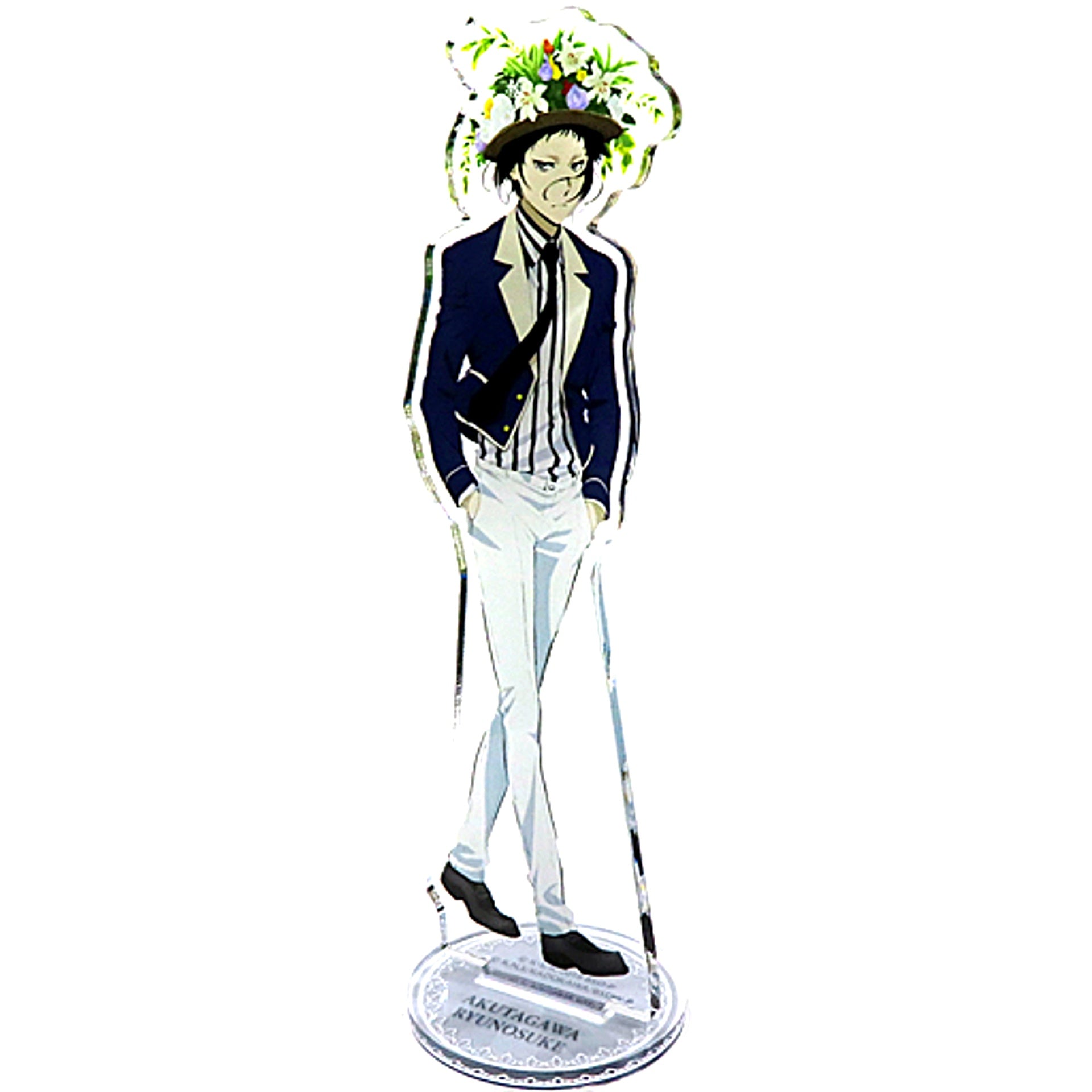 Ryunosuke Akutagawa B-5 Prize Acrylic Stand Figure Kujibikido Bungo Stray Dogs 5th Anniversary Kuji Festival of Stray Dogs [USED]