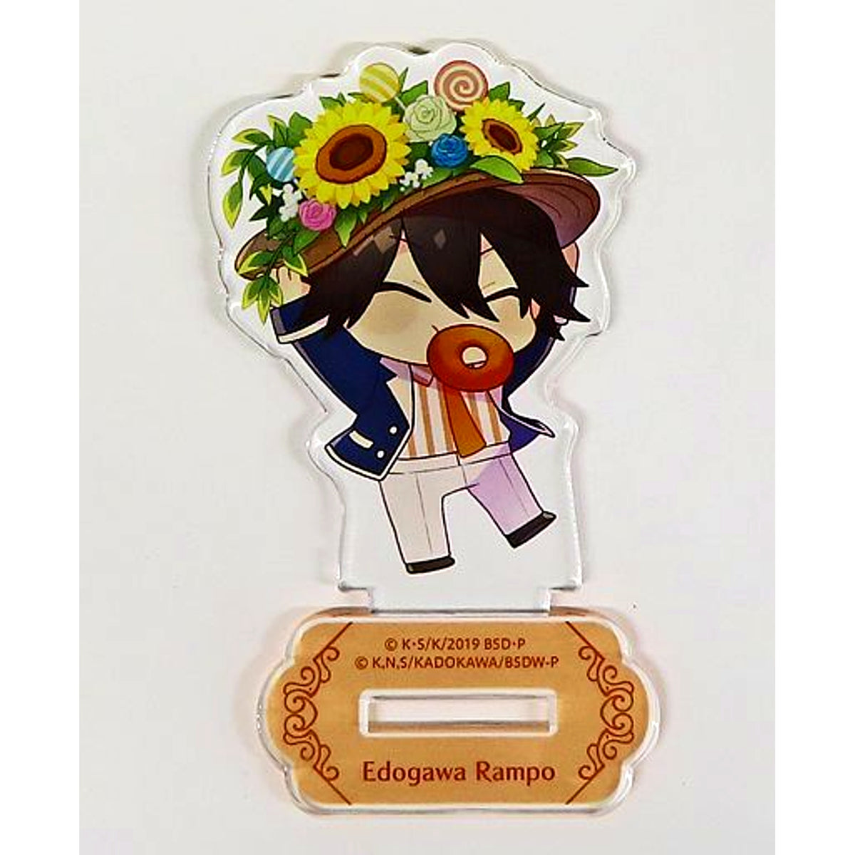 Ranpo Edogawa C-4 Prize Bungo Stray Dogs 5th Anniversary Kuji Festival of Stray Dogs Kujibikido Mini Acrylic Stand Figure [USED]
