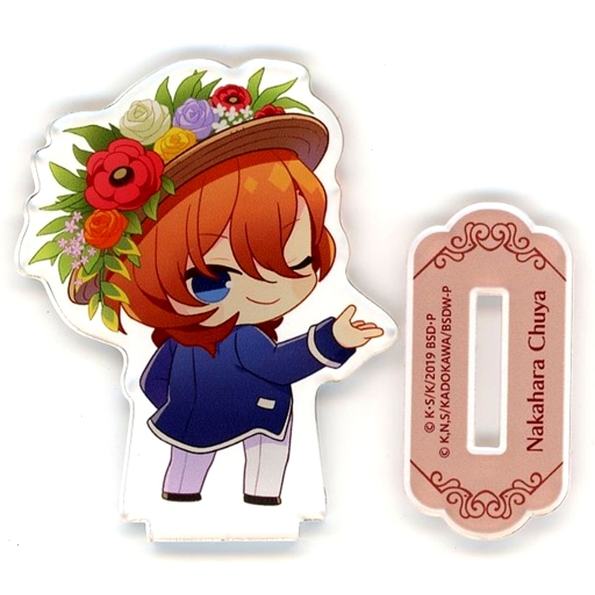 Chuya Nakahara Bungo Stray Dogs 5th Anniversary Lottery Kujibikido Mini Acrylic Stand Figure Stray Dogs Festival Prize C-12 [USED]