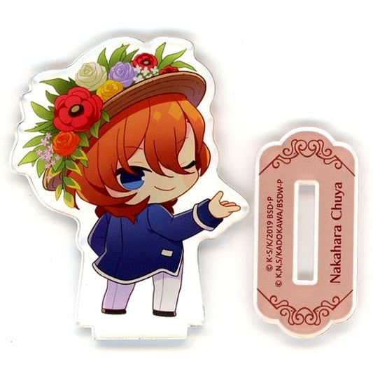 Chuya Nakahara Bungo Stray Dogs 5th Anniversary Lottery Kujibikido Mini Acrylic Stand Figure Stray Dogs Festival Prize C-12 [USED]