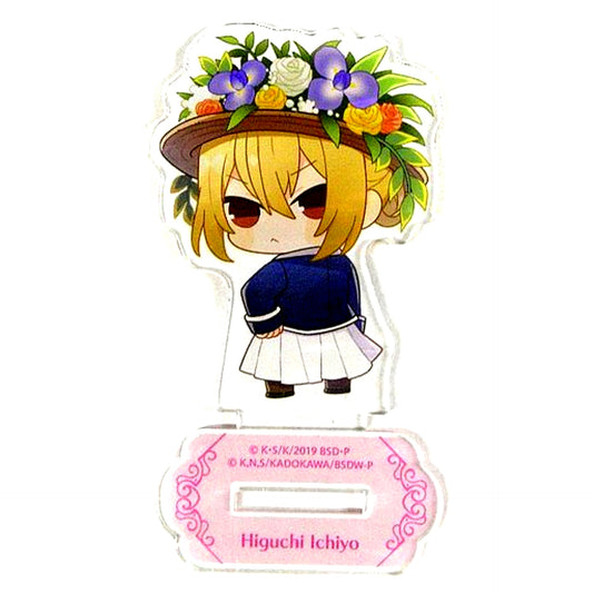 Ichiyo Higuchi C-16 Prize Bungo Stray Dogs 5th Anniversary Kuji Festival of Stray Dogs Kujibikido Mini Acrylic Stand Figure [USED]