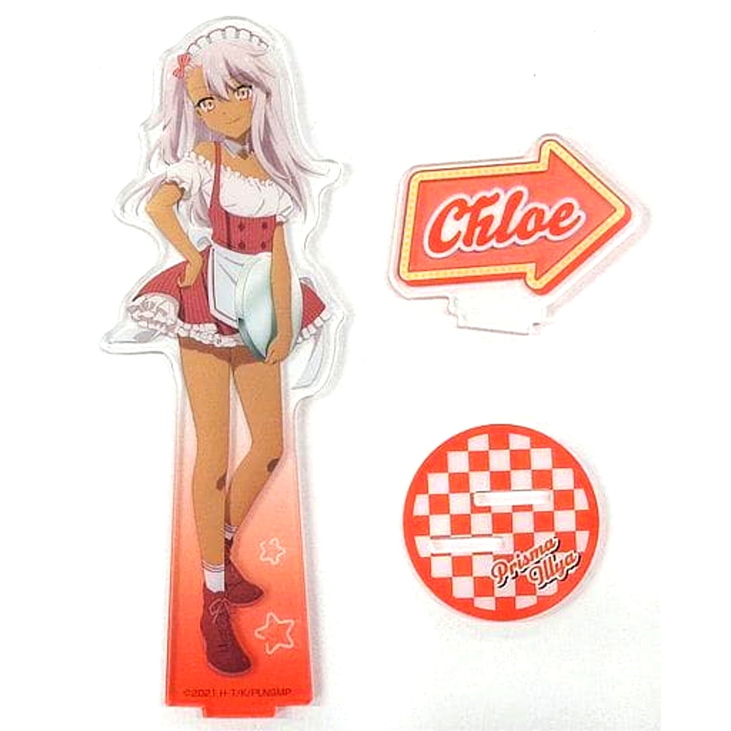 Chloe von Einzbern Fate/kaleid liner Prisma Illya: Licht - The Nameless Girl Museum in AKIHABARA GAMERS Main Store and GAMERS Online American Diner Ver. Acrylic Stand Figure [USED]